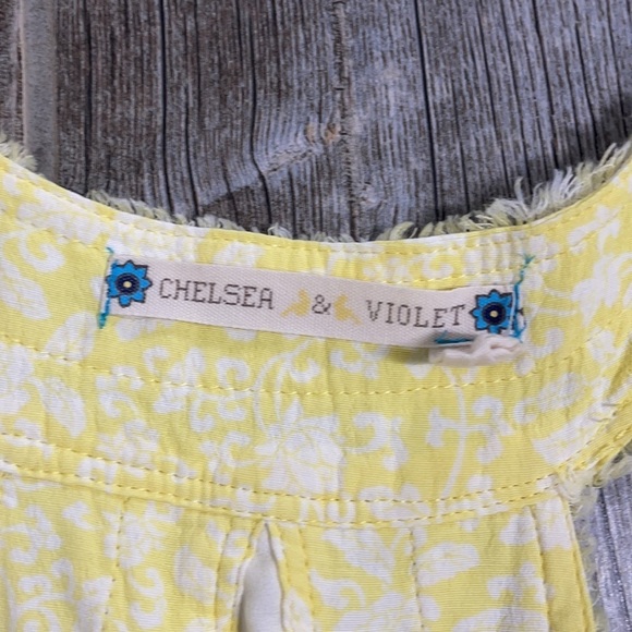 Yellow cotton maxi dress (XS) - Picture 12 of 14